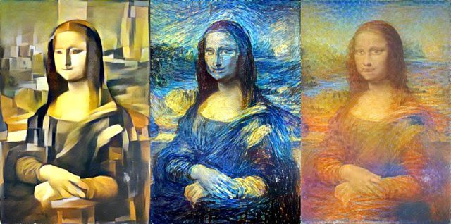 Style transfer — кубизм/экспрессионизм/импрессионизм